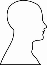 Outline Coloring Person Head Popular sketch template