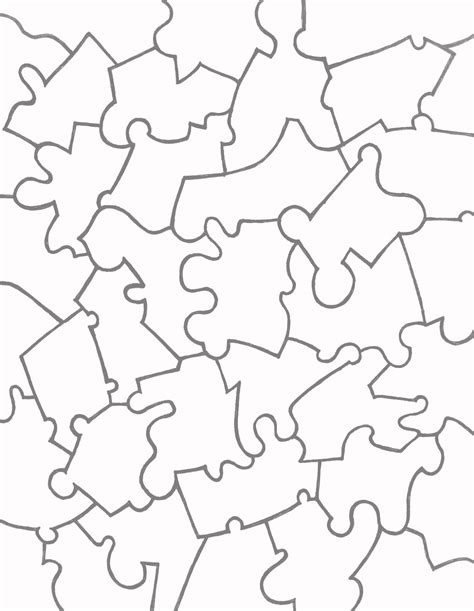paper jigsaw puzzle templates learn  coloring