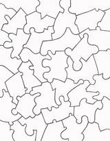 Puzzle Jigsaw Template Templates Piece Drawing Pieces Paper Difficult Coloring Pages Color Easy Sort Getdrawings sketch template