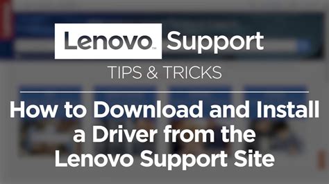 install  driver   lenovo support site youtube
