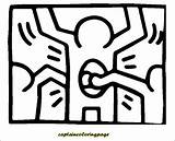Keith Haring sketch template