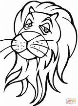 Lion Coloring Head Pages Lions Colouring Tiger Super Color Clipart Part Clipartbest Template Supercoloring Animals Drawing Printable sketch template