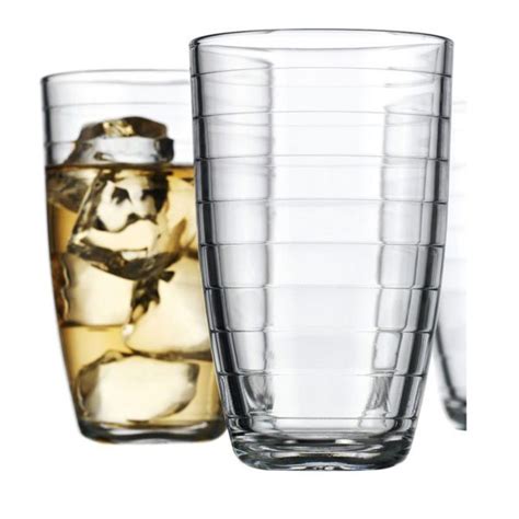 Highball Drinking Glasses With Reusable Acrylic Straws — Eatwell101
