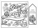 Coloring Scout Girl Brownie Pages Daisy Getcolorings Getdrawings sketch template