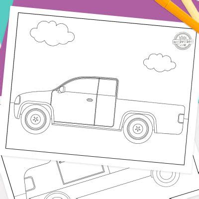 printable truck coloring pages kids activities blog