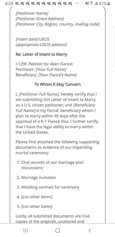intent  marry   fiancee visa process procedures visajourney
