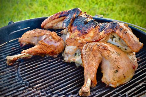 grilled rosemary lemon spatchcocked turkey how to grill a