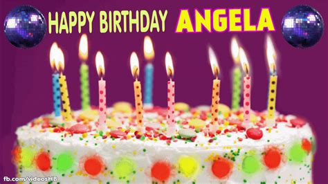 happy birthday angela images gif