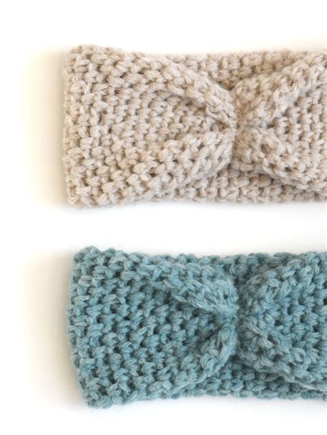 faux bow easy crochet headband pattern mama   stitch