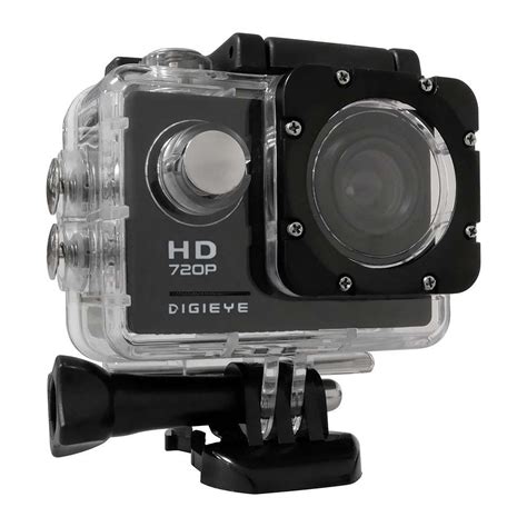 digieye p waterproof hd action camera kit   lcd screen gb microsd  ebay