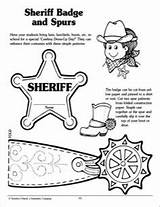 Sheriff Wild sketch template