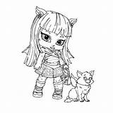 Monster High Baby Coloring Pages Printable sketch template