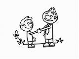 Handshake Drawing Greeting Clipart Getdrawings sketch template
