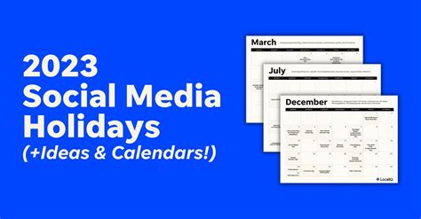 big list   social media holidays   localiq