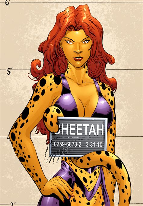 a hot redhead mugshot cheetah naked supervillain images