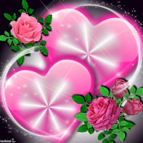 imikimicom sharing creativity hearts  roses  love heart pink heart