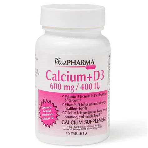 calcium  vitamin  tablets mg bottle