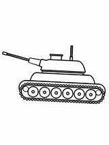 Tank Eenvoudige Razboi Colorat Leukekleurplaten Armata Pistool Tec Leger Desene Desenat Kleur Planse sketch template