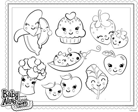 baby alive coloring pages  worksheets baby alive
