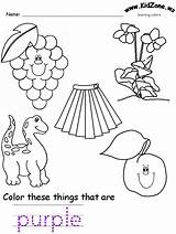 Ingles Printable Colores Morado Kindergarten Preschoolactivities Helpful Tots Lila Recognition Designlooter Marcia Tezza Pequescuela sketch template