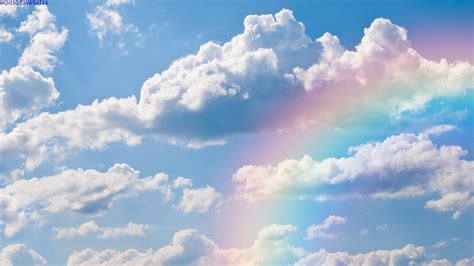 free download rainbow in the clouds wallpaper 1034381