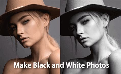 turn photo  black  white