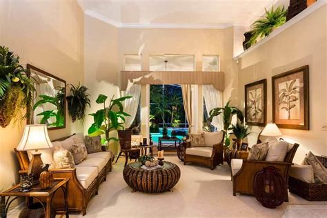 tropical style decorating ideas  designs
