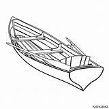 Boat Paddle Wooden Drawing Outline Vector Coloring Clipart Oars Rowboat Illustrations Ship Skiff Canoe Sketch Oar Clip Paintingvalley Graphic Illustration sketch template