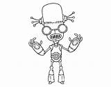 Coloring Evil Robot Io Slither Pages Mal Robo Colorir Coloringcrew Desenhos Robots Template sketch template