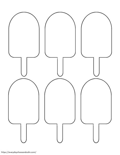 printable popsicle template
