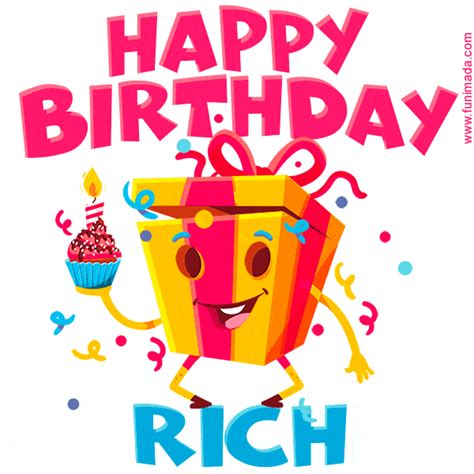 funny happy birthday rich gif funimadacom