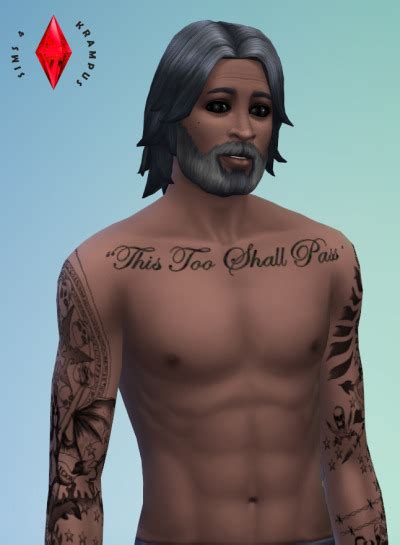 The Sims 4 This Too Shall Pass Chest Tattoo For Tumbex