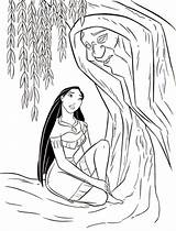 Pocahontas Grandmother Willows Wind sketch template
