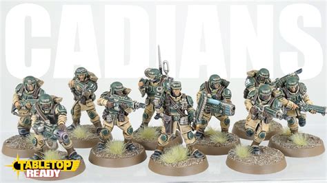 paint cadian infantry  warhammer  astra militarum