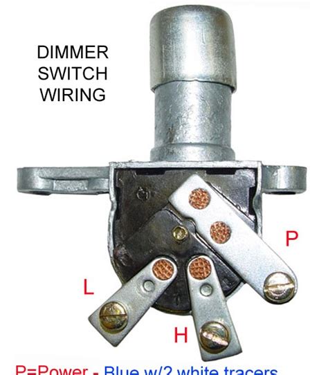 wiring diagram headlight dimmer switch