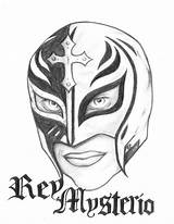 Rey Mysterio Mask Wwe Coloring Pages Drawing Logo Sketch Drawings Lover Gg Sin Cara Color Deviantart Getdrawings Printable Popular Superstars sketch template