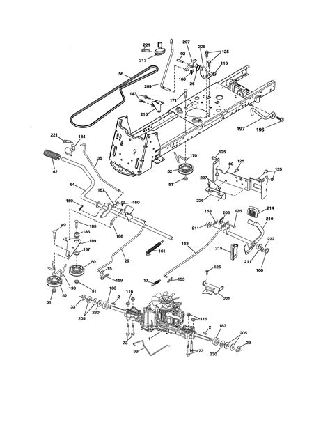 belt diagram  craftsman dyt  alternator