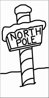 Pole North Clipart Clip Sign Drawing Northpole Getdrawings Drawings Paintingvalley Clipground sketch template