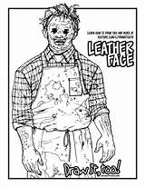 Leatherface Chainsaw Texas Massacre Drawing Draw Coloring Too Drawittoo Tutorial sketch template