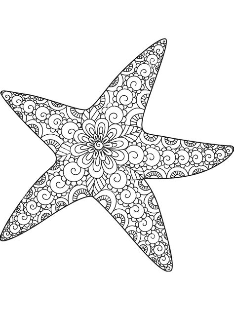 printable starfish