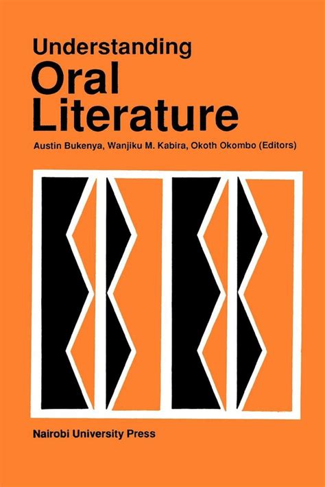 African Books Collective Understanding Oral Literature