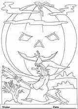 Halloween Desene Colorat Planse Coloriage Hallowen Kleurplaten Coloriages Strega Malvorlage P19 Enfant Pianetabambini Copii Primiiani Vrajitoare Stimmen Printat Stemmen sketch template