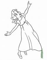 Pan Peter Wendy Pages Coloring Nana Disney Drawing Flying Getdrawings Disneyclips Template Sketch sketch template