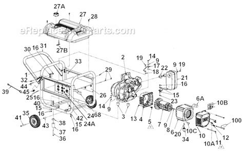 coleman powermate  generator wiring diagram wiring diagram  schematics