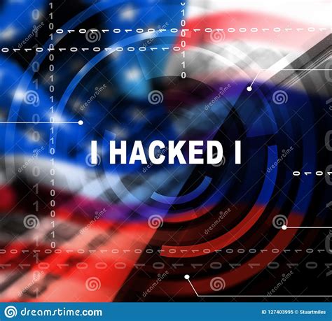 hacker typing hacked data alert  illustration stock illustration