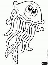 Para Colorir Desenho Coloring Algas água Pages Animals Jellyfish Animal Marinhas Oncoloring Template sketch template