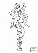 Descendants Uma Coloring Pages Printable Getcolorings sketch template