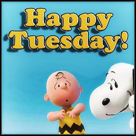 charlie snoopy happy tuesday quote pictures   images