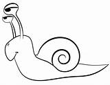 Snail Coloring Cartoon Pages Printable Mollusks Template Drawing Land Categories Through Supercoloring Public sketch template