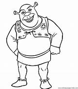 Shrek Coloring Pages Cartoon Printable Character Color Coloriage Kids Sheets Print Characters Christmas Imprimer Cartoons Book Google Drawings Found Getcolorings sketch template